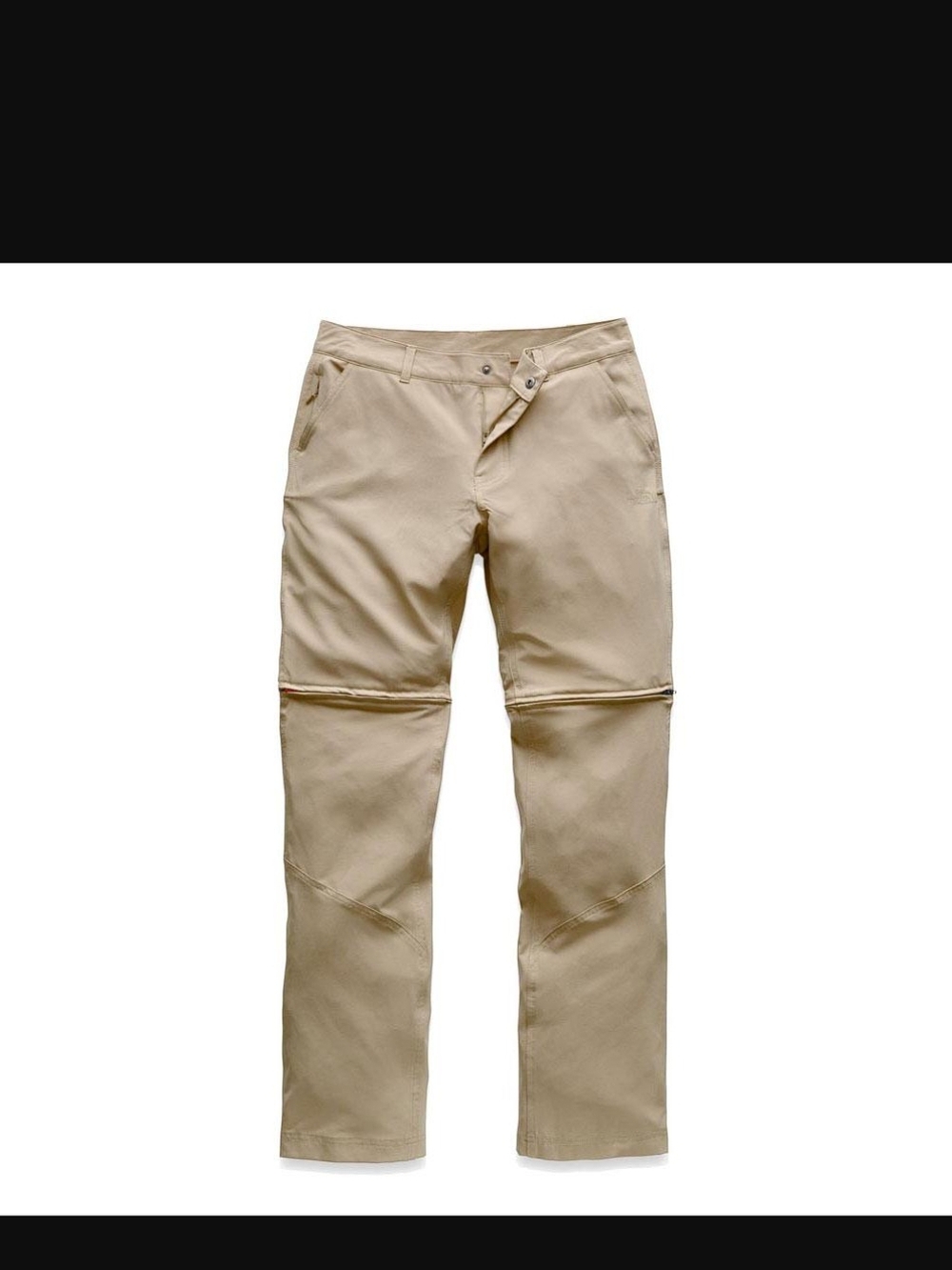 NWT North Face Convertible Zip-Off Khaki Pants